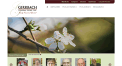 Desktop Screenshot of girrbachfuneralhome.net