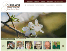 Tablet Screenshot of girrbachfuneralhome.net